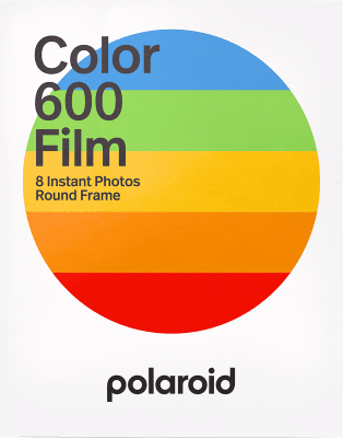 Polaroid 600 Film Färg Round Frame