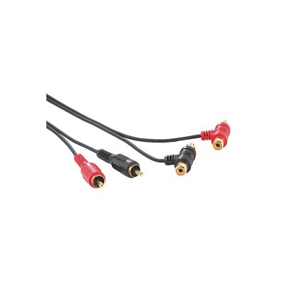 Hama Kabel 2xRCA-2xRCA T-Koppling Svart 1.5m