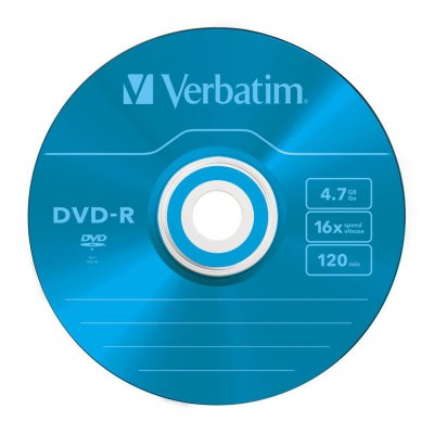 Verbatim DVD-R 4.7 GB 5-pack Slim Case
