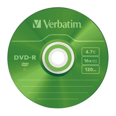 Verbatim DVD-R 4.7 GB 5-pack Slim Case