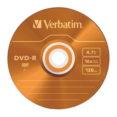 Verbatim DVD-R 4.7 GB 5-pack Slim Case