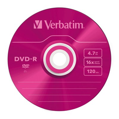 Verbatim DVD-R 4.7 GB 5-pack Slim Case