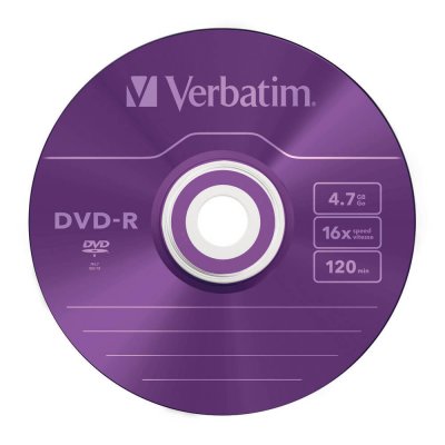 Verbatim DVD-R 4.7 GB 5-pack Slim Case