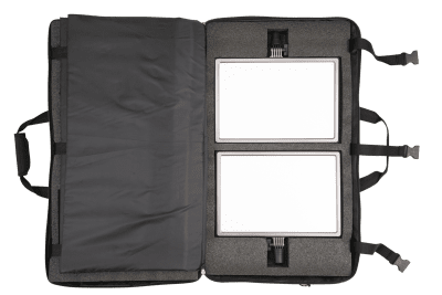 Nanlite LumiPad 25 Belysningspaket med 2xLED, Stativ & Väska