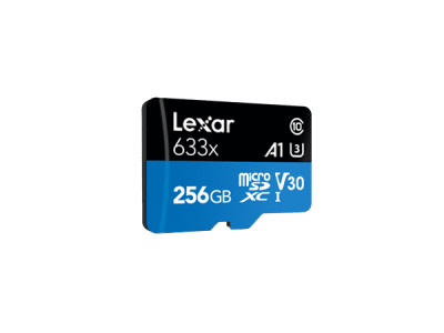 Lexar microSDXC 256GB Class 10 UHS-I U1 633x + adapter
