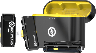 Hollyland Lark C1 Duo Wireless Lavalier Microphone för iPhone