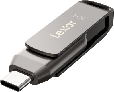 Lexar JumpDrive Dual Drive D400 32GB Type-C & Type-A USB 3.1