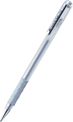 Pentel K118-X Hybrid Gel Grip Roller 0,8mm Silver