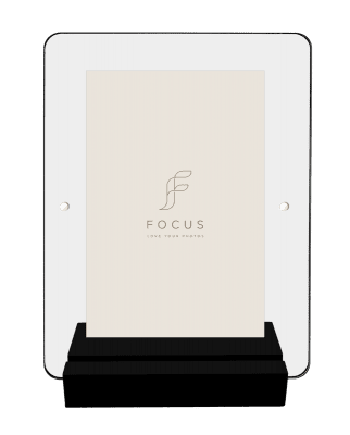 Focus Fotoblock Akryl Svart 10x15