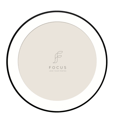 Focus Aster Rund Svart 40 cm