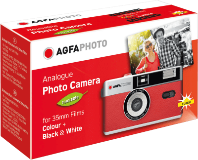 AgfaPhoto Analog Kamera 35mm Röd