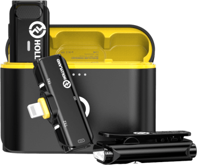 Hollyland Lark C1 Duo Wireless Lavalier Microphone för iPhone