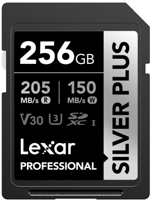 Lexar SDXC Professional SILVER Plus 1066x UHS-I/U3/A2/4K R205/W150 (V30) 256GB