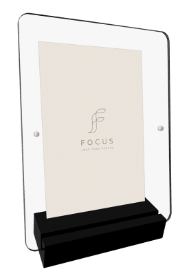 Focus Fotoblock Akryl Svart 10x15