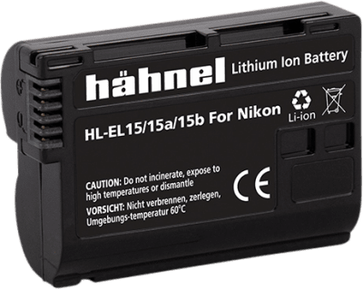 Hähnel DK Batteri Nikon HL-EL15a/HL-EL15b motsvarar EN-EL15a/EN-EL15b