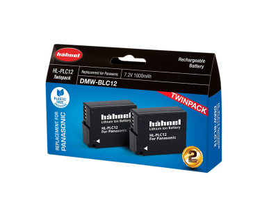 Hähnel Batteri Panasonic HL-PLC12 2-Pack