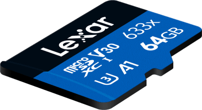 Lexar microSDHC/SDXC 633x (V30) R95/W45 64GB