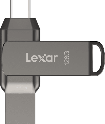 Lexar JumpDrive Dual Drive D400 128GB Type-C & Type-A USB 3.1