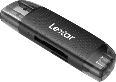 Lexar Kortläsare Dual Slot USB-A/C microSD & SD (USB 3.1)