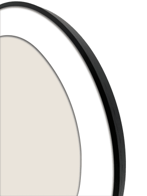 Focus Aster Rund Svart 30 cm