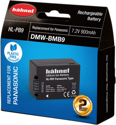 Hähnel DK Batteri Panasonic HL-PB9 Motsvarar DMW-BMB9
