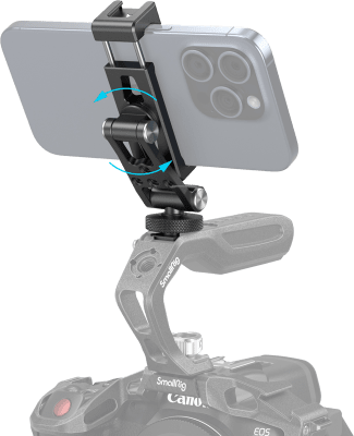Smallrig 4382 Metal Phone Holder with Cold Shoe Mount