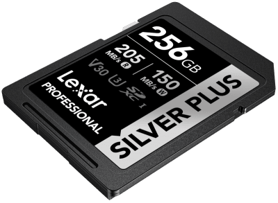 Lexar SDXC Professional SILVER Plus 1066x UHS-I/U3/A2/4K R205/W150 (V30) 256GB