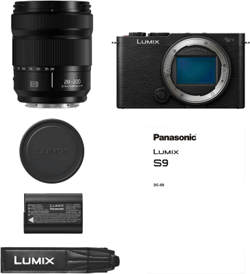 Panasonic Lumix S9 Kamerahus Jet Black + Panasonic Lumix S 28-200mm F4-7.1