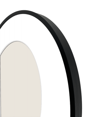 Focus Aster Oval Svart 20x30