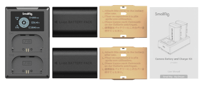 SmallRig 3821 LP-E6NH 2-Pack Batteri & Laddare