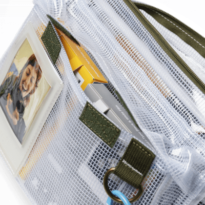 Polaroid Ripstop Crossbody Clear