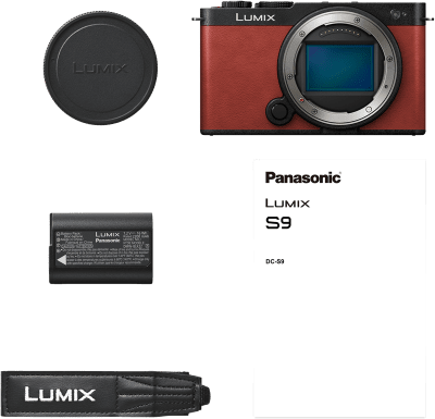 Panasonic Lumix S9 Kamerahus Crimson Red