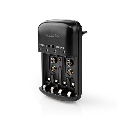 Nedis Batteriladdare AA/AAA/9V