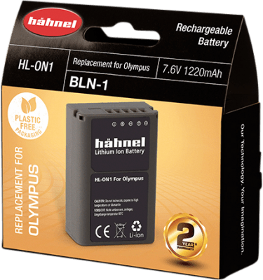 Hähnel DK Batteri Olympus HL-ON1 motsvarar Olympus BLN-1