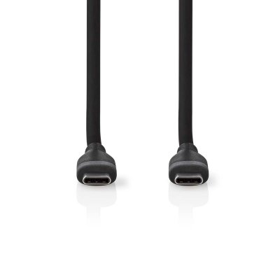 Nedis USB-C till USB-C Svart 1.5m