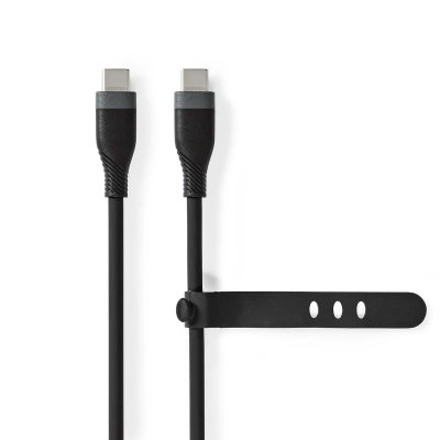 Nedis USB-C till USB-C Svart 1.5m