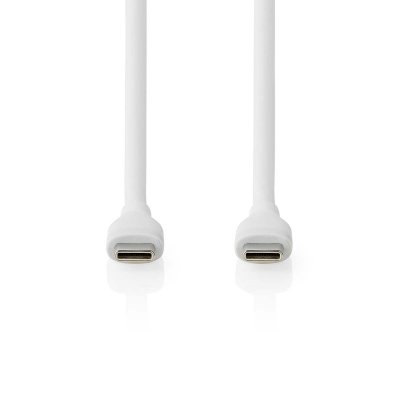 Nedis USB-C till USB-C Vit 1.5m