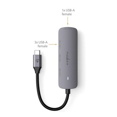 Nedis USB-hubb USB-C