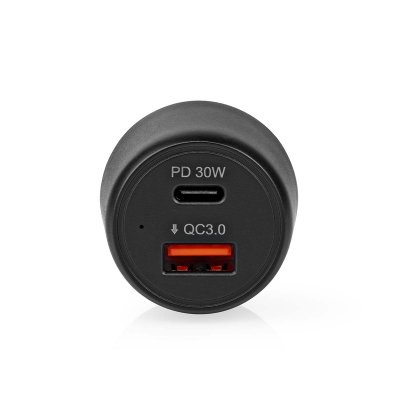 Nedis Billaddare 12V USB-A + USB-C