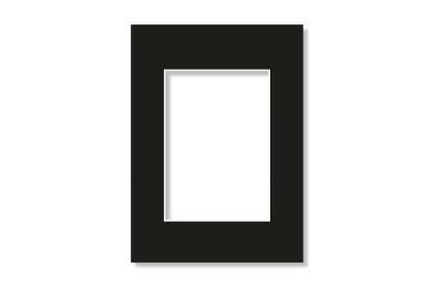 Galleri1 Passepartout Svart (Vit kärna) 20x30 (14x19,5)