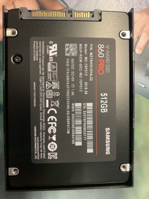 Begagnad Samsung 860 PRO SSD 512GB + Atomos Master Caddy II + Atomos Dockningsstaion USB 3.0