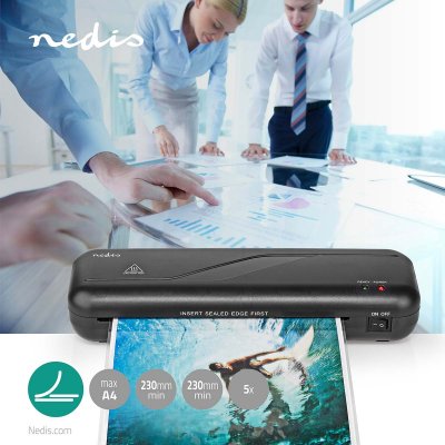 Nedis Laminator | Varm | A4 | 230 mm/min