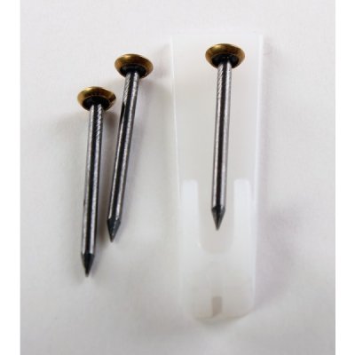 Estancia Mässingspik + hållare 12st