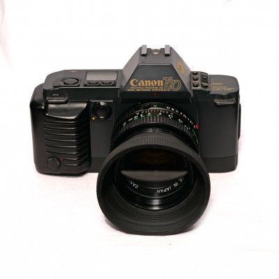 Begagnad Canon T70 + Canon FD 50 1.8