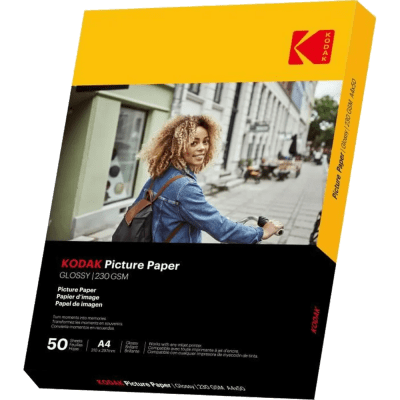 Kodak 21x29,7cm Blankt Fotopapper 230g/m² 50 Ark