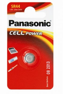 Panasonic SR44 - 1.55V Silver Oxide