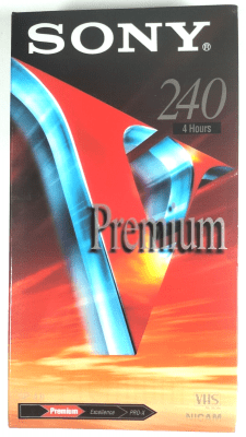 Sony Premium VHS 240 / 4 hours