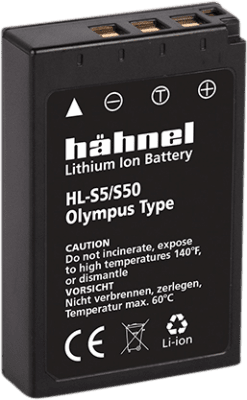 Hähnel DK Batteri Olympus HL-S5/S50 ersätter BLS5/50