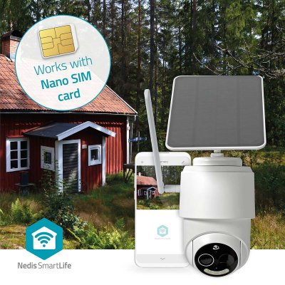 Nedis SmartLife Utomhus Kamera 4G