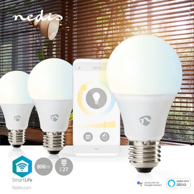 Nedis SmartLife LED-Lampor E27 3-pack